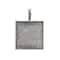 John Bead 23mm Antique Silver Square Pendant Frames, 3ct.